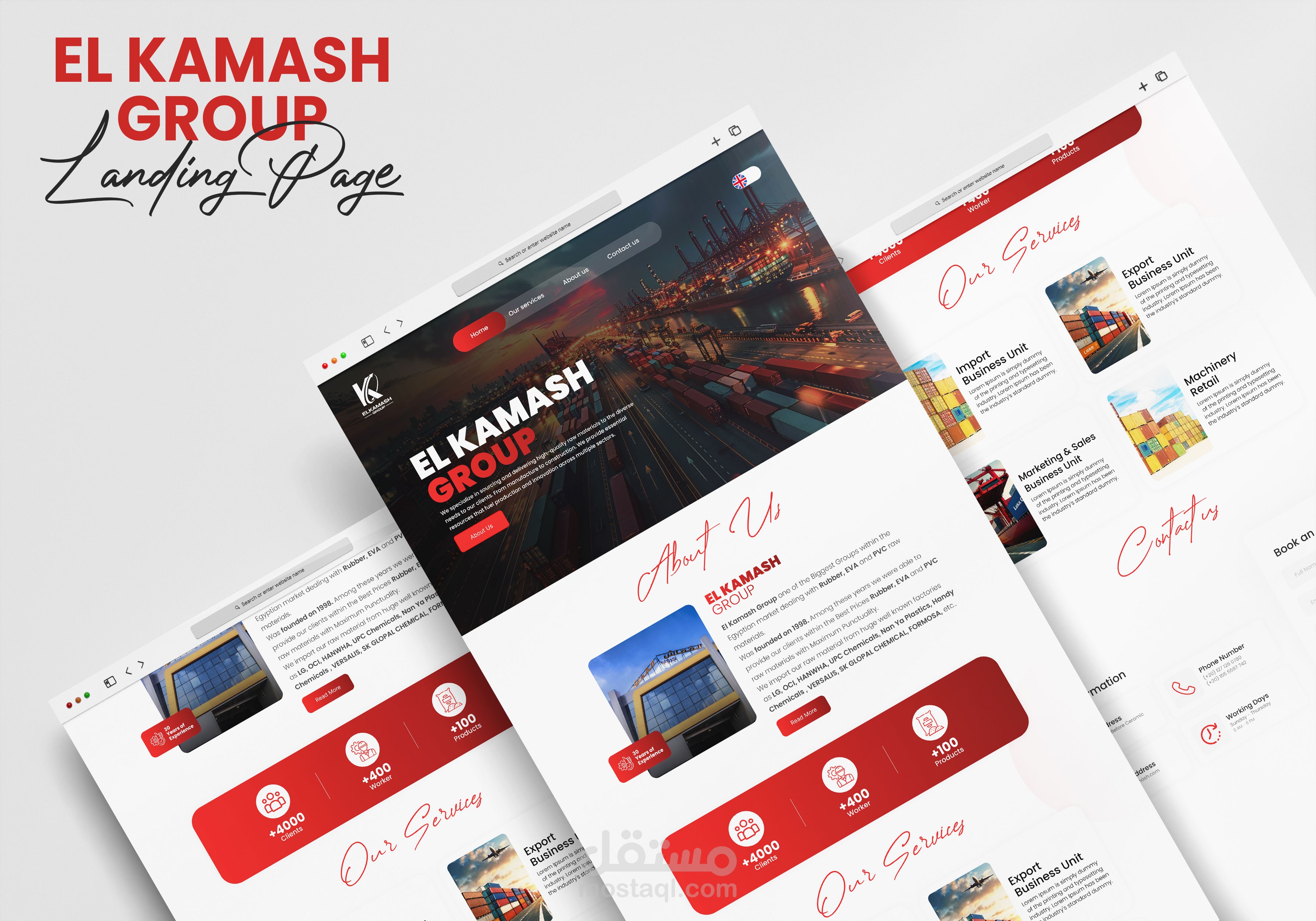 El Kamash Group | Landing Page