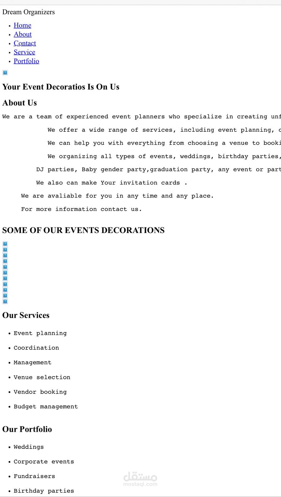 DREAM ORGANIZERS
