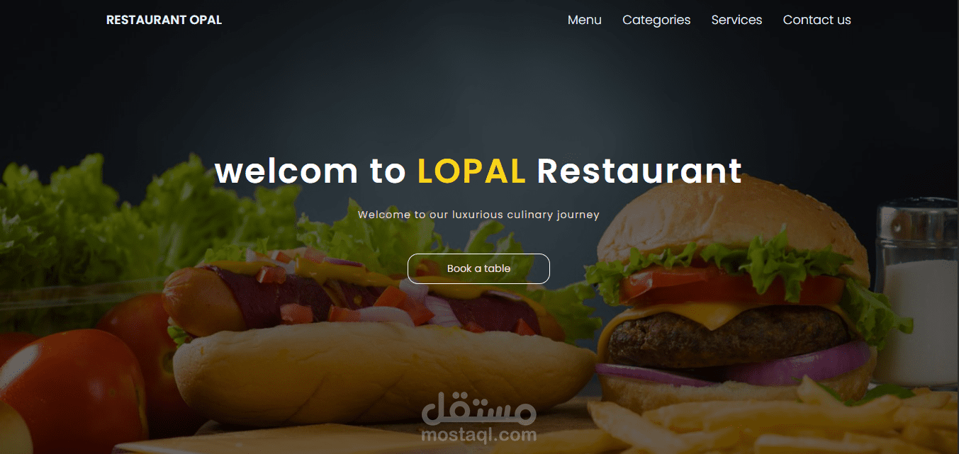 صممتُ موقعًا كاملًا باستخدام HTML5 وCSS3، بأكواد نظيفة وسريعة، وتصميم عصري متجاوب مع جميع الشاشات.