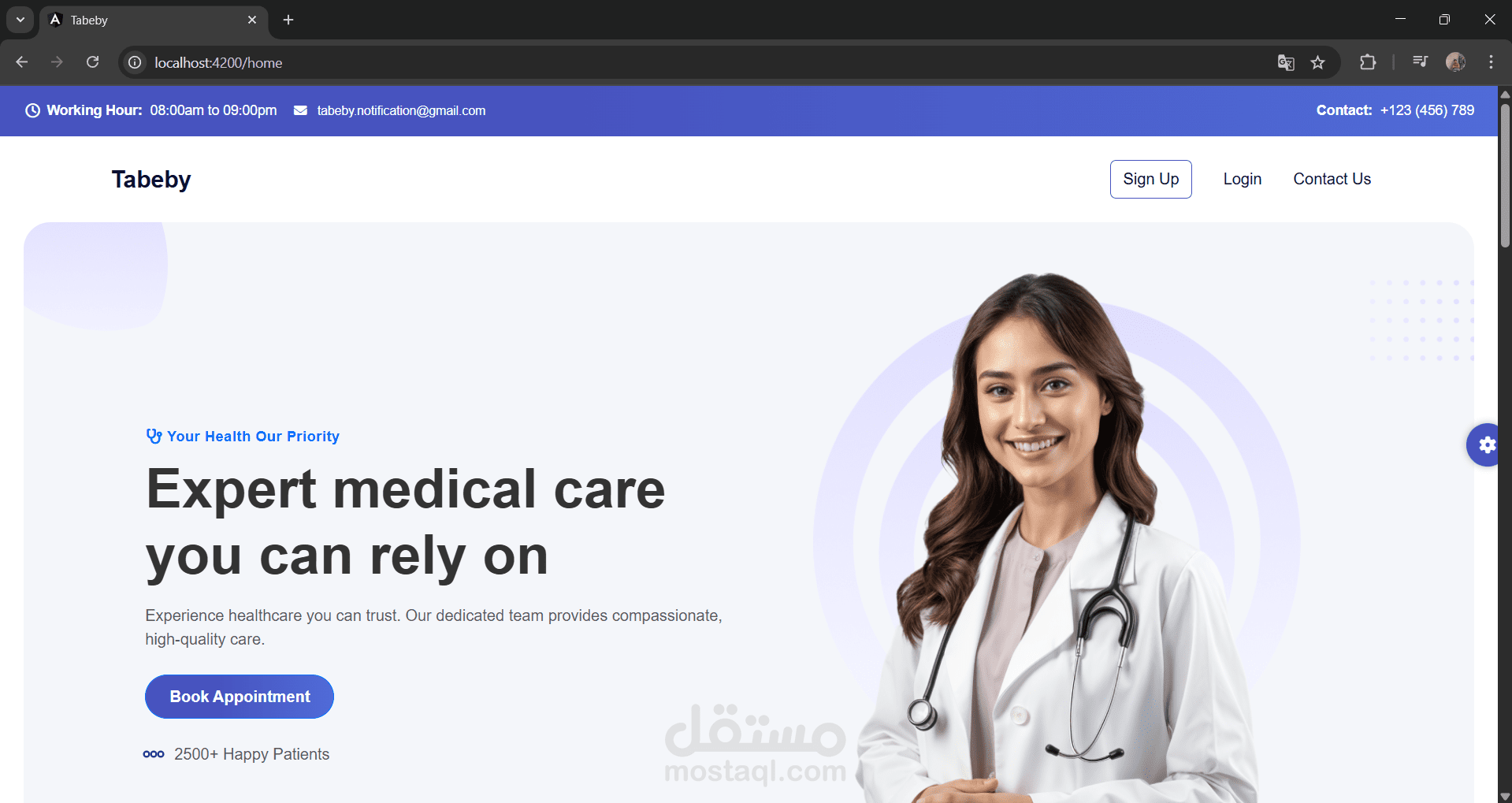 Tabeby - Medical Website