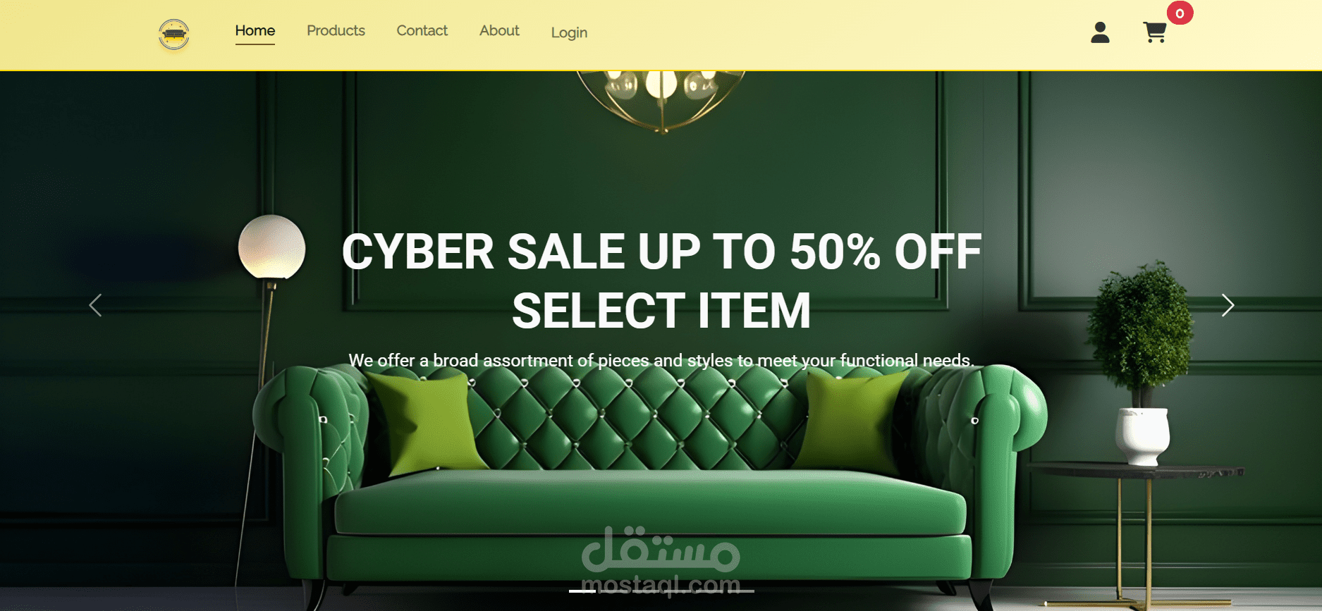 Homeniture Ecommerce Project