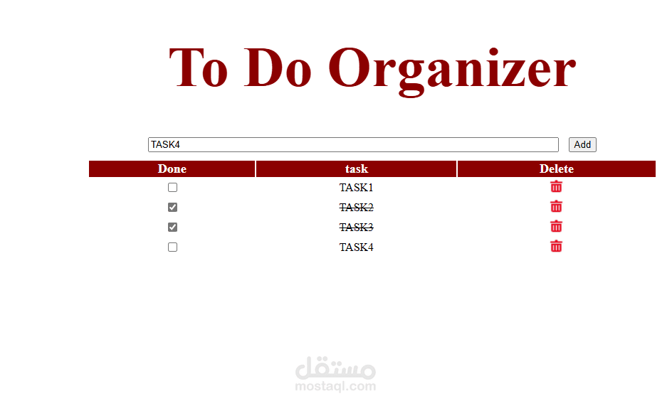 To Do list
