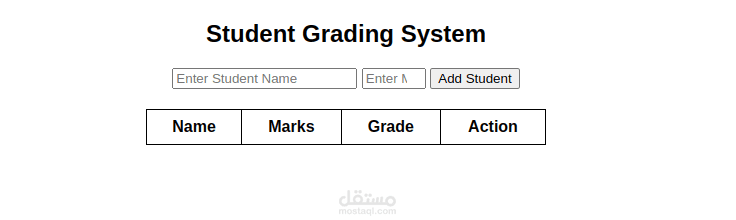student grading system
