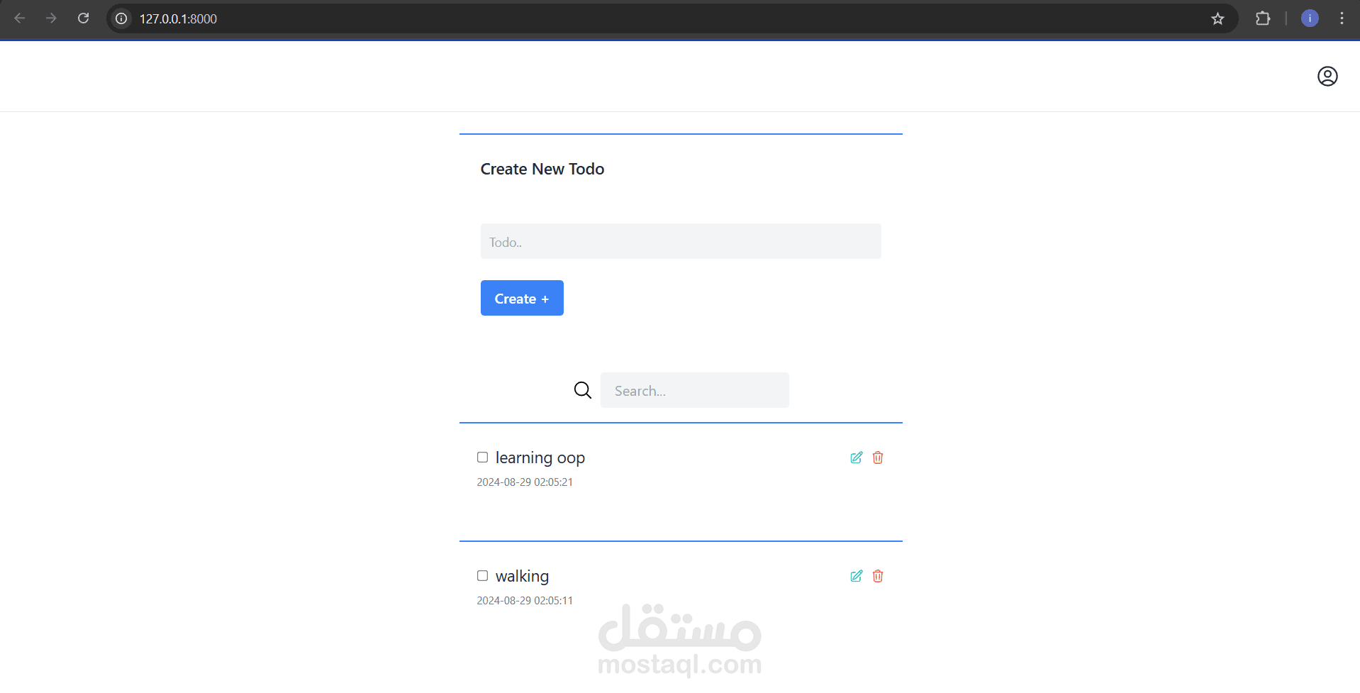 todo application