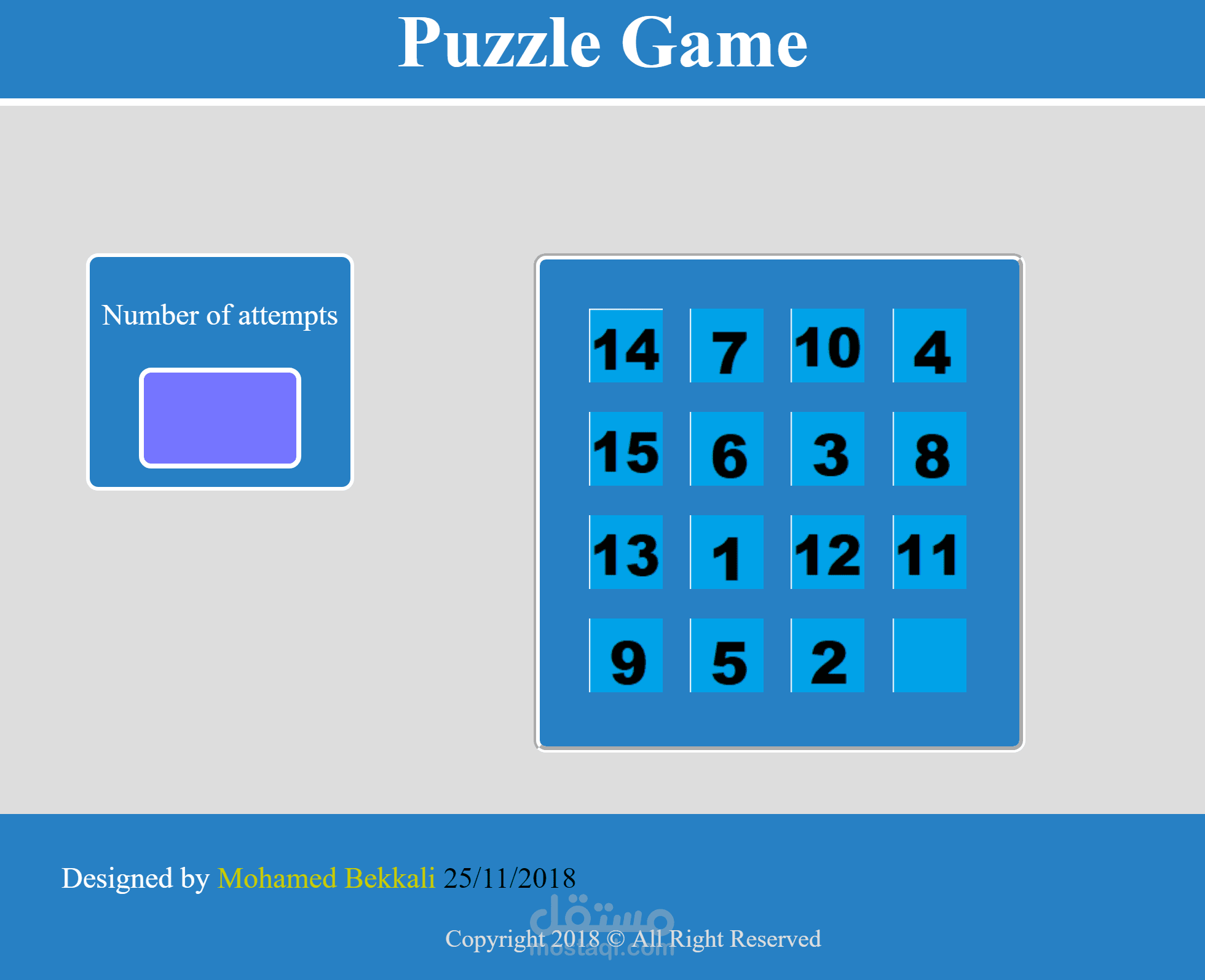Puzzle Game