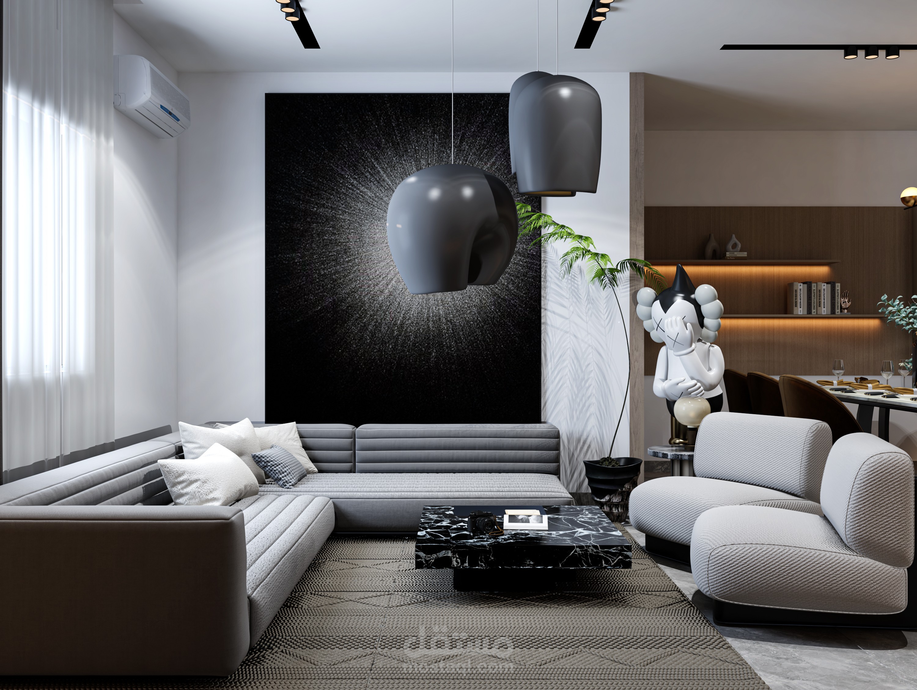 تصميم داخلي لرسيبشن بالاردن