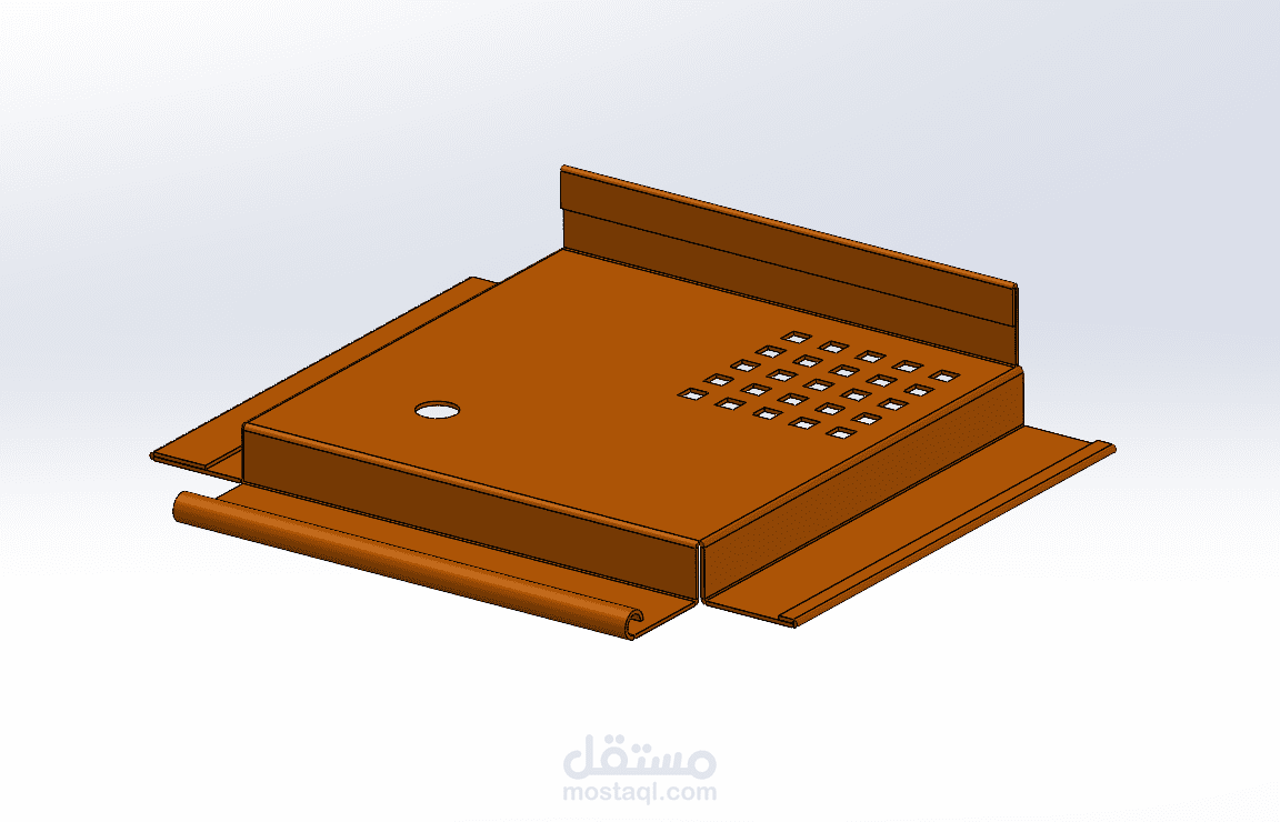 تصميم علبة شيت ميتال