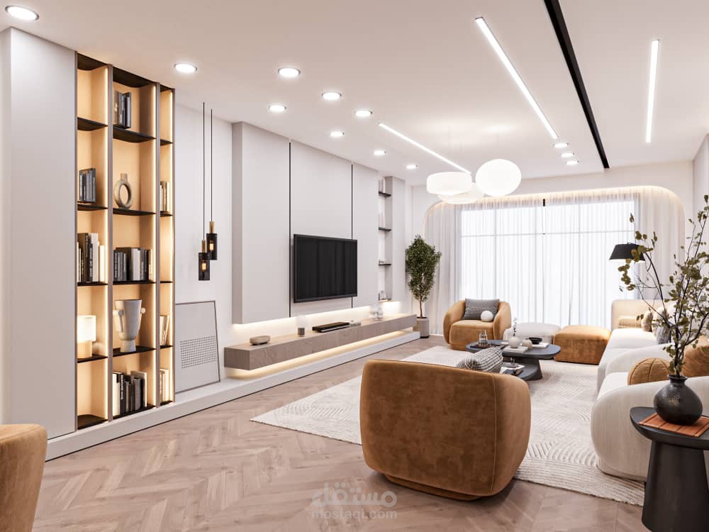 تصميم داخلي لشقة