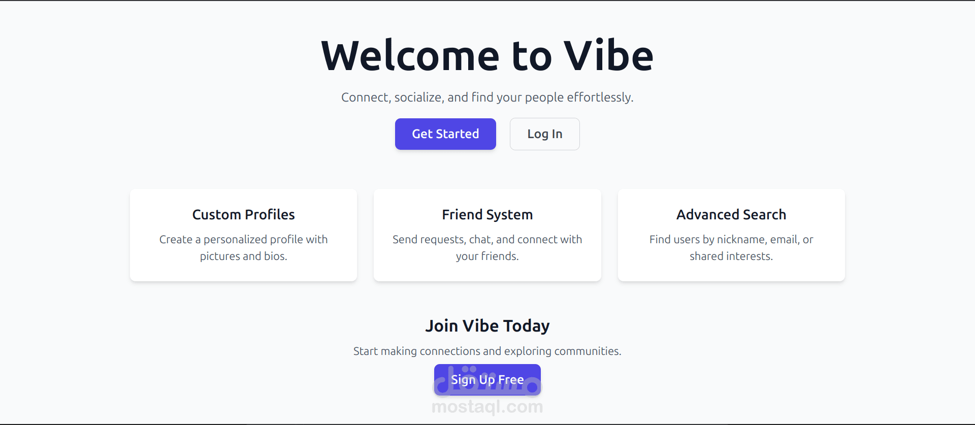 Vibe Social media