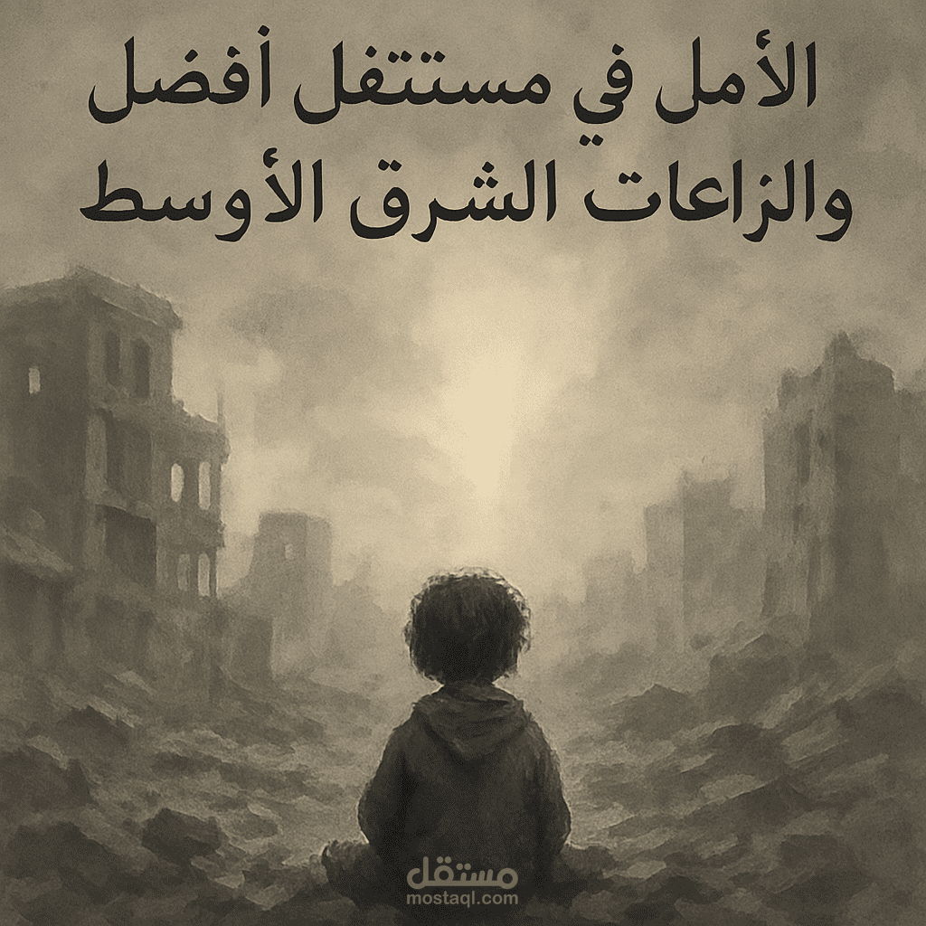 كتابة بحث عن :النزاعات في الشرق الأوسط: بين رماد الحرب وبصيص الأمل.