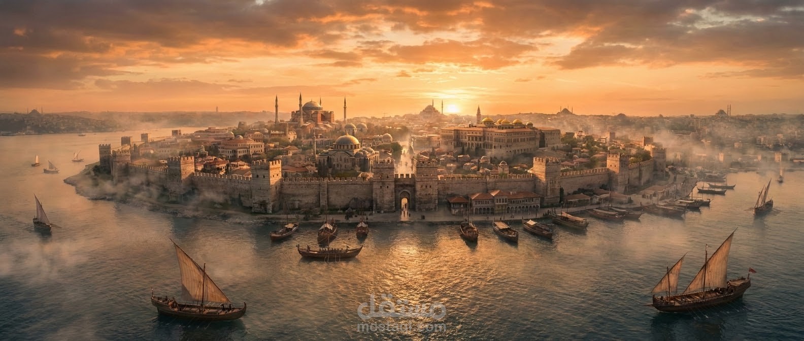 إنتاج فيديو بالذكاء الاصطناعي عن الحضارة البيزنطية