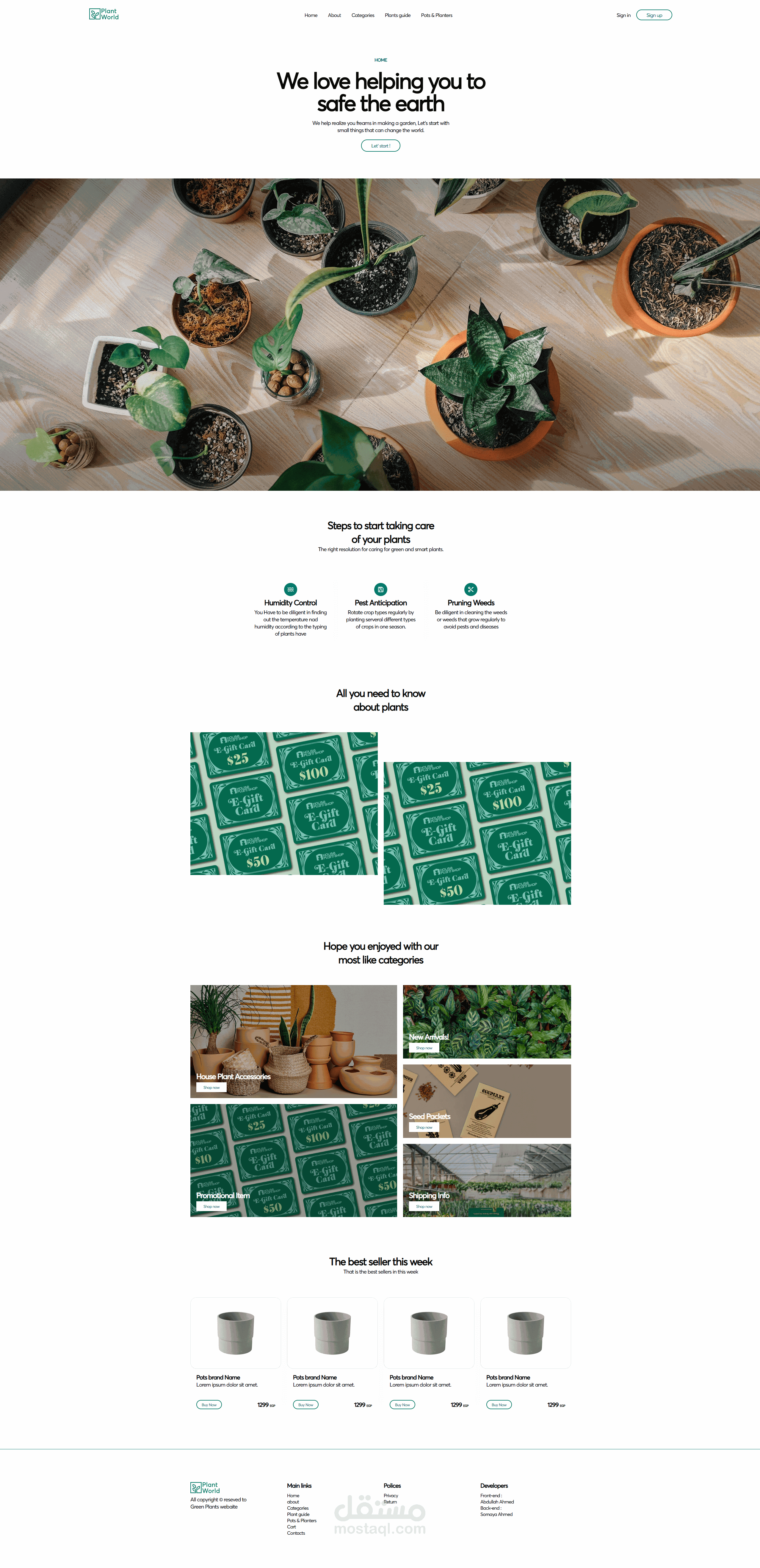 Plant World | A plants requirements