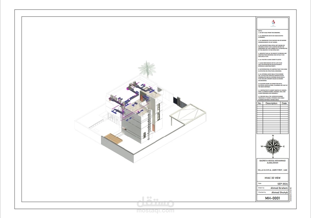 Modeling Villa Badreya Albalooshi Using Revit