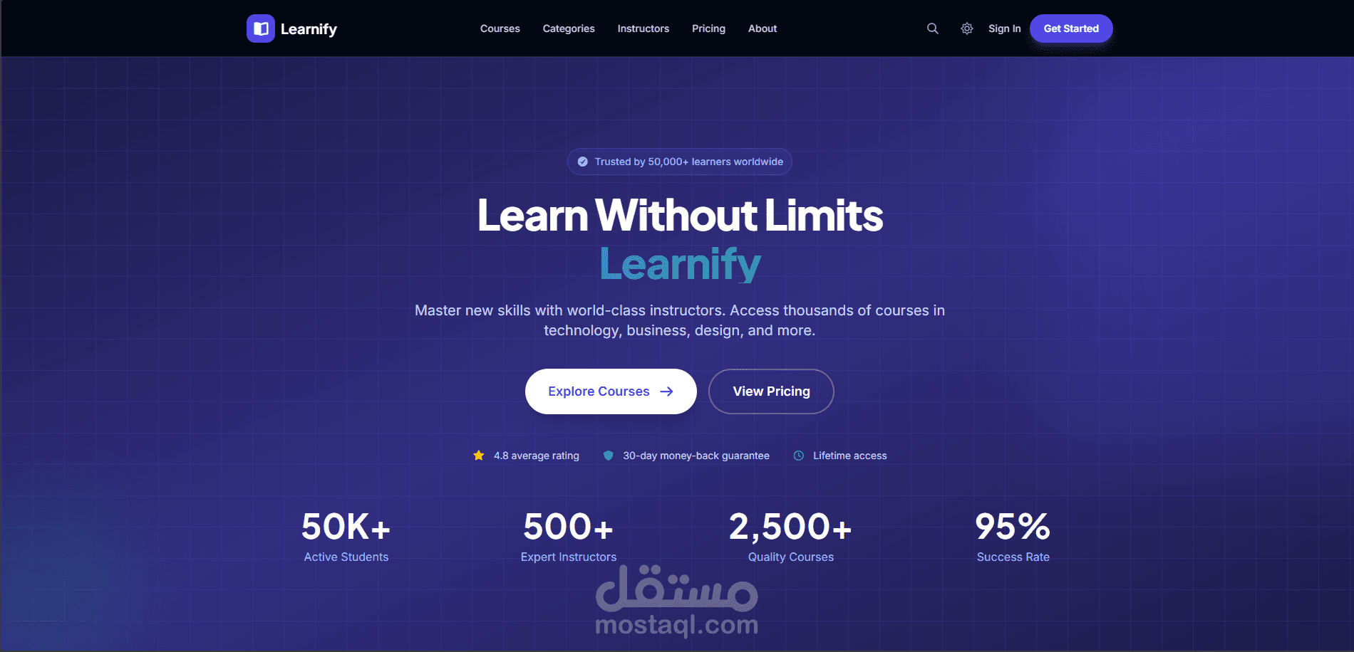 Learnify - Learning App (In-progress)