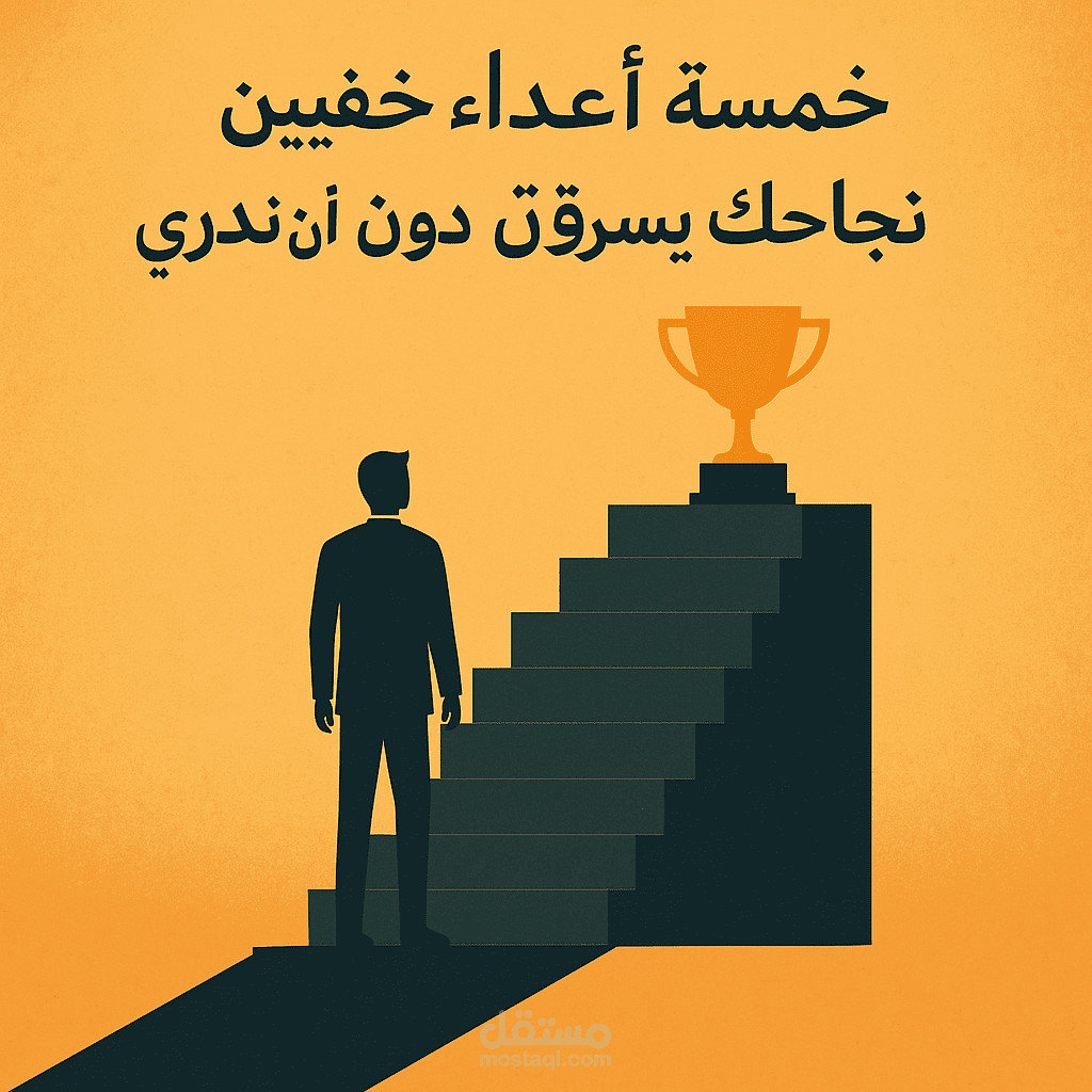 خمسة أعداء خفيّين يسرقون نجاحك دون أن تدري