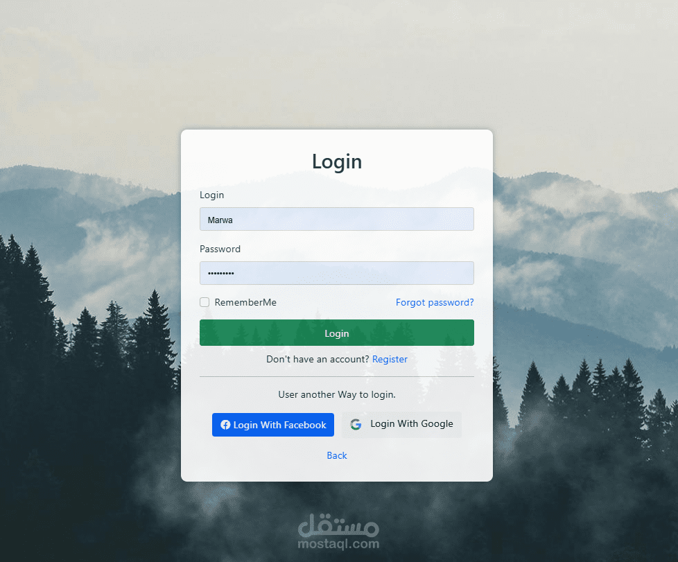نظام تسجيل الدخول والاشتراك المخصص (Custom Auth System)