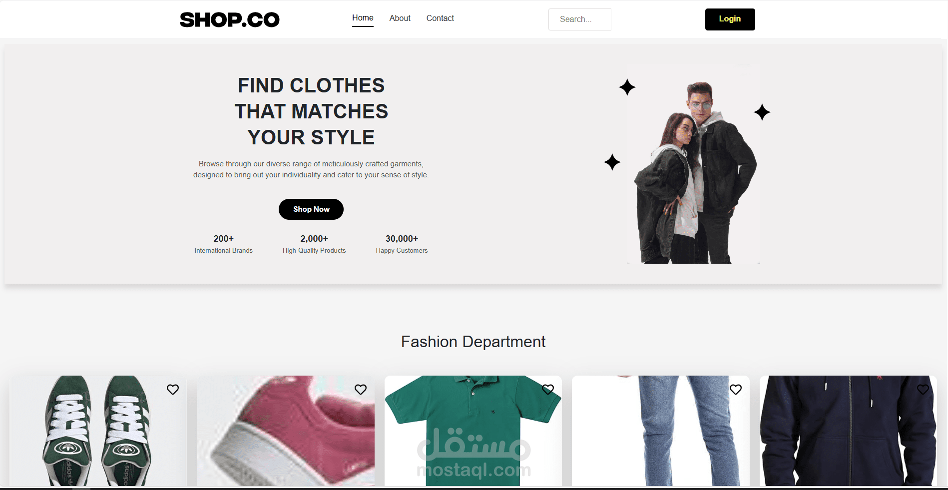 Ecommerce wep app