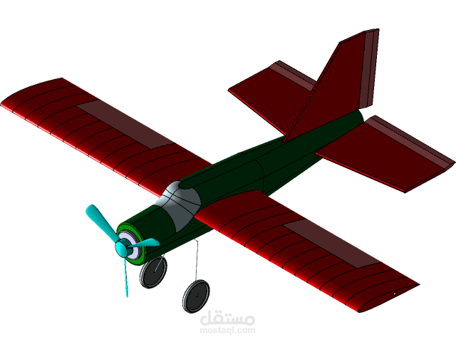 Single Propeller Airplane