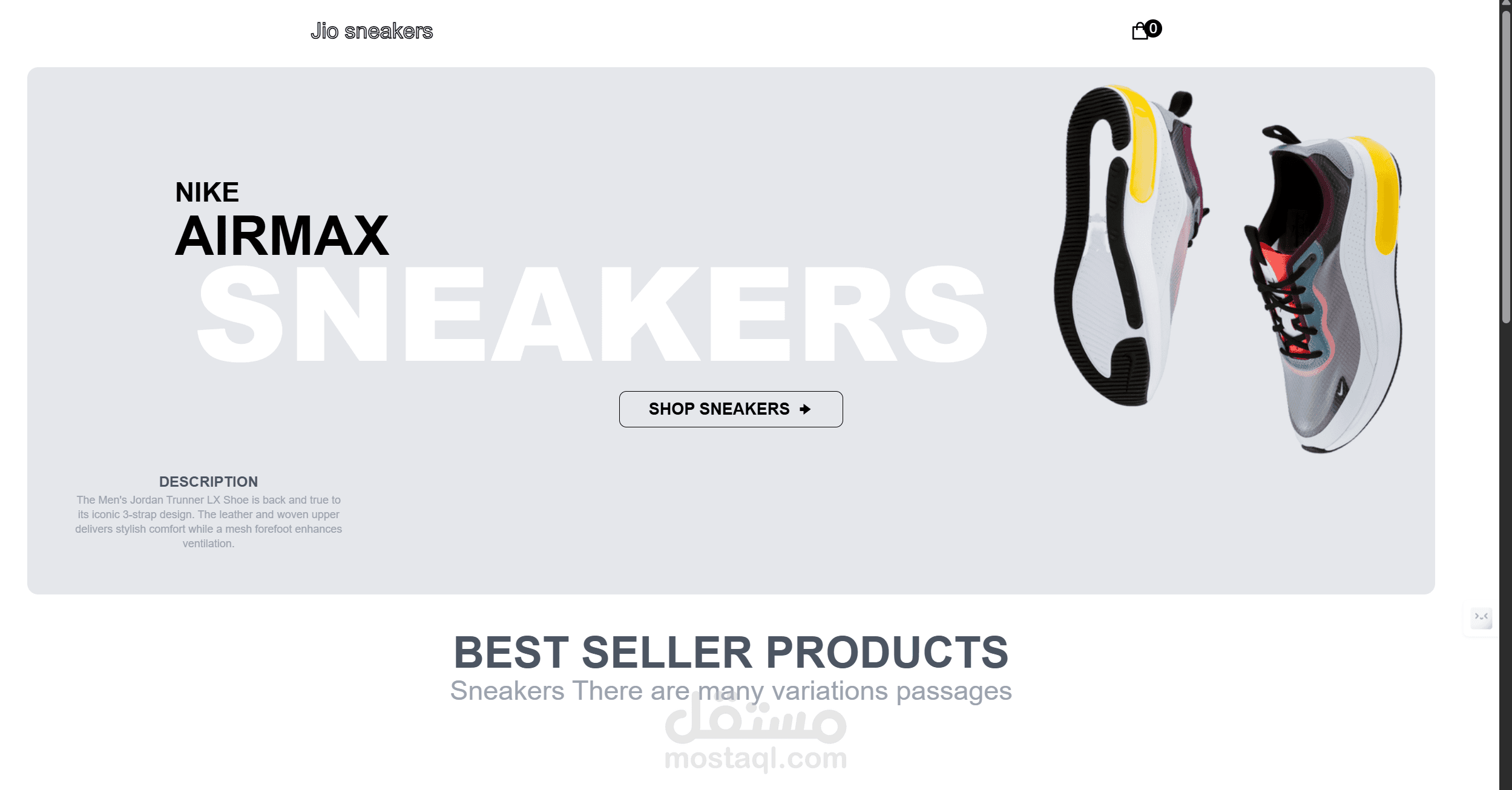 Sneakers ecommerce
