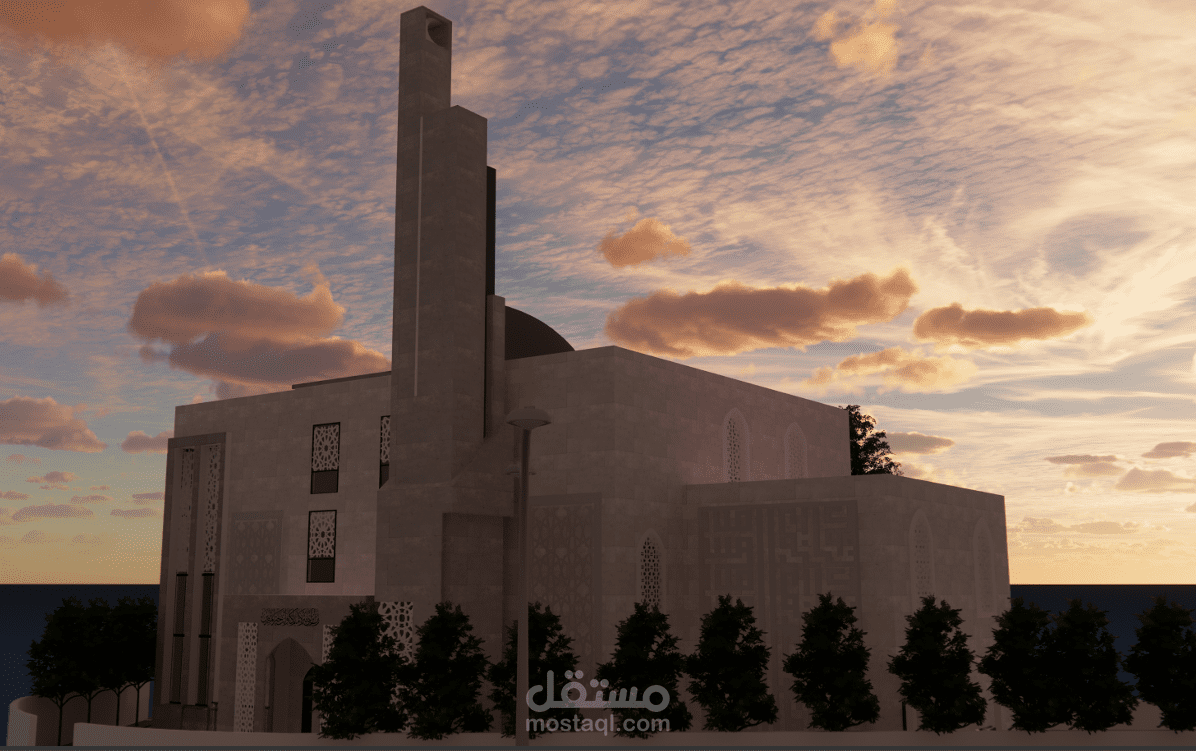 تصميم مسجد