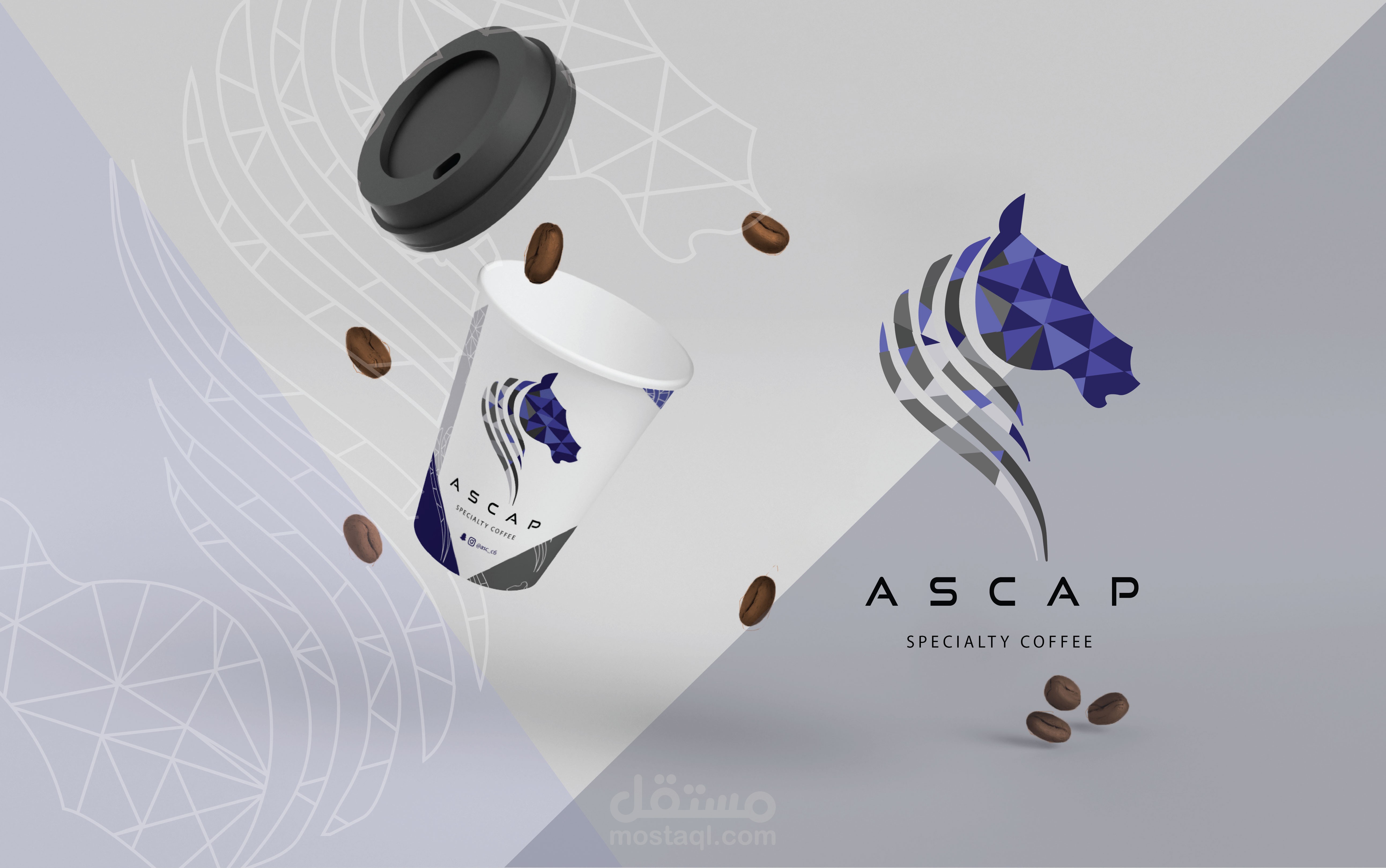 تصميم هوية مقهى