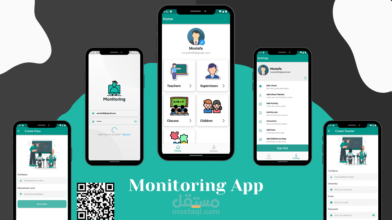 Flutter Monitoring app