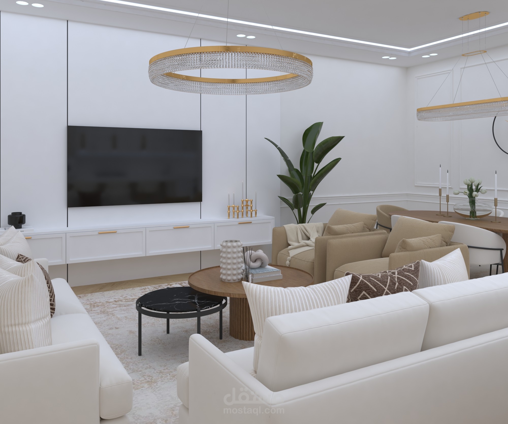 إعادة تصميم وتجديد المنازل السكنية والتصميم الداخلي