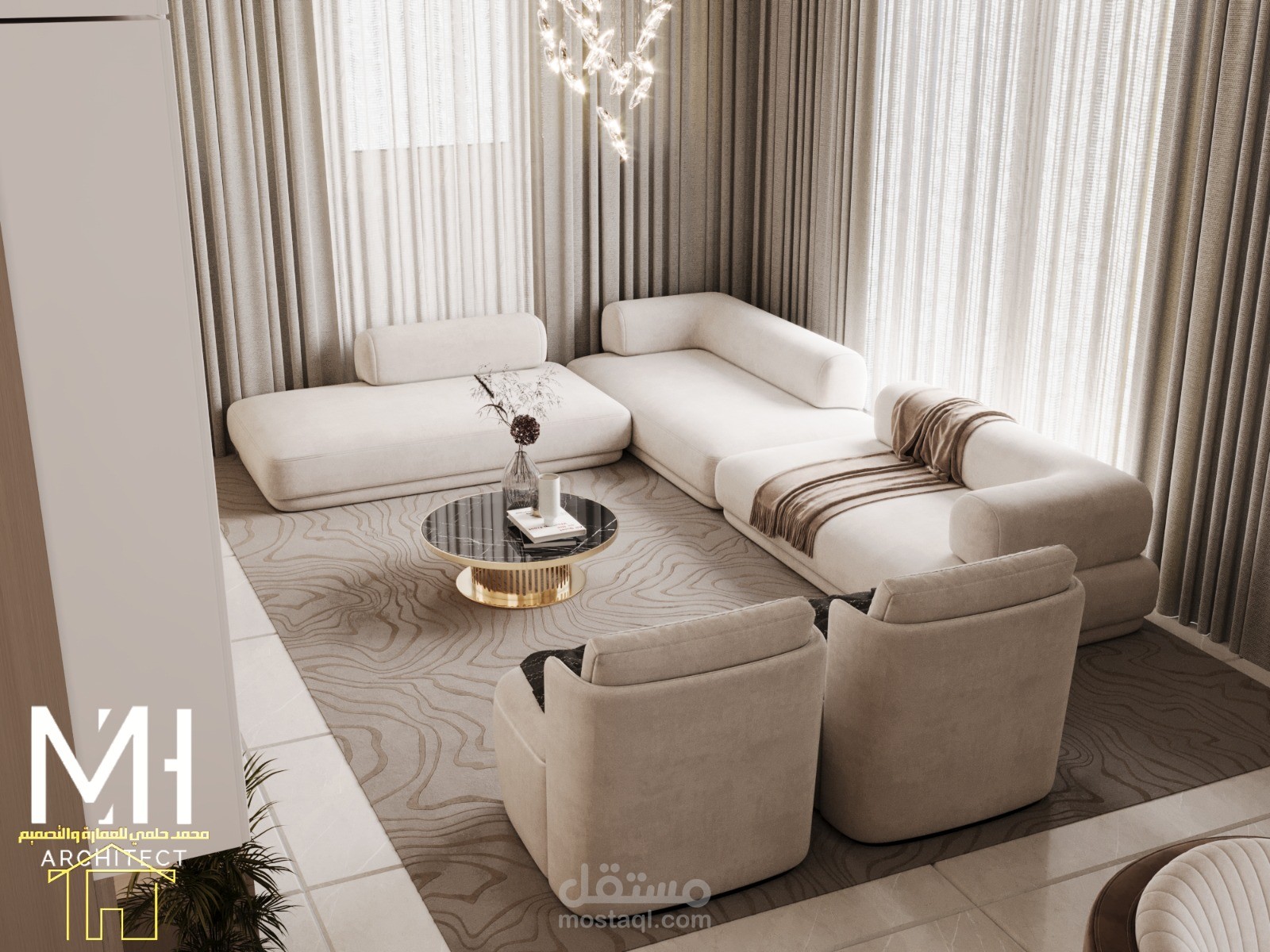 تصميم داخلي ديكور ومخططات هندسية