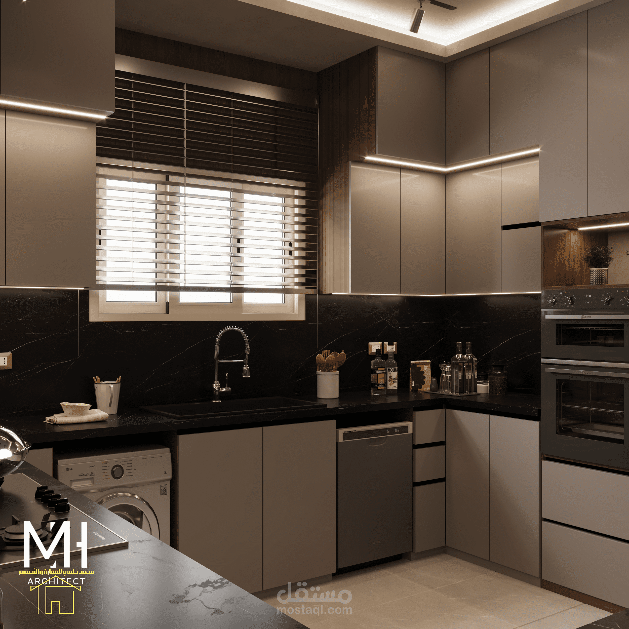 تصميم داخلي مميز ومبتكر للمطابخ