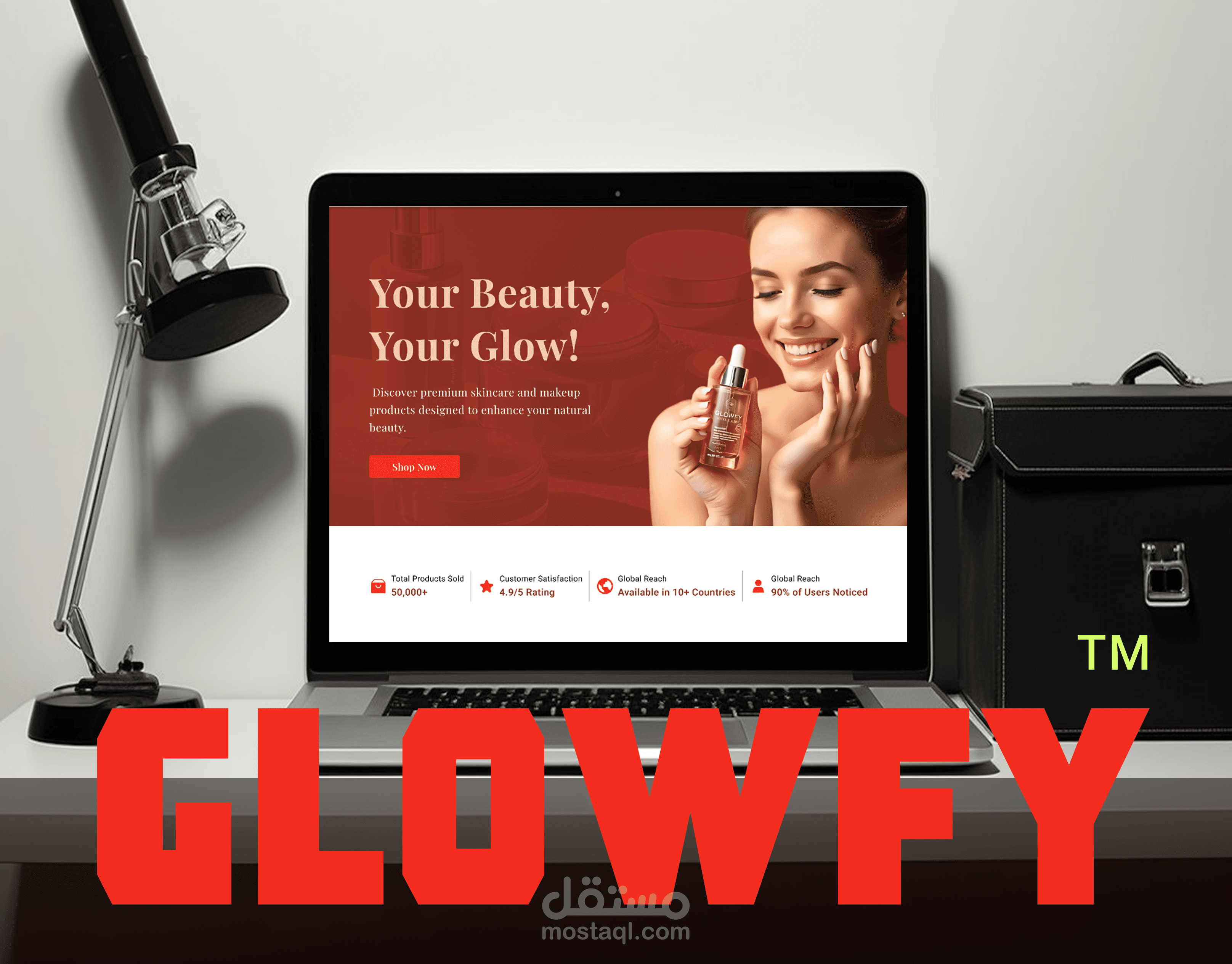 Glowfy website skincare