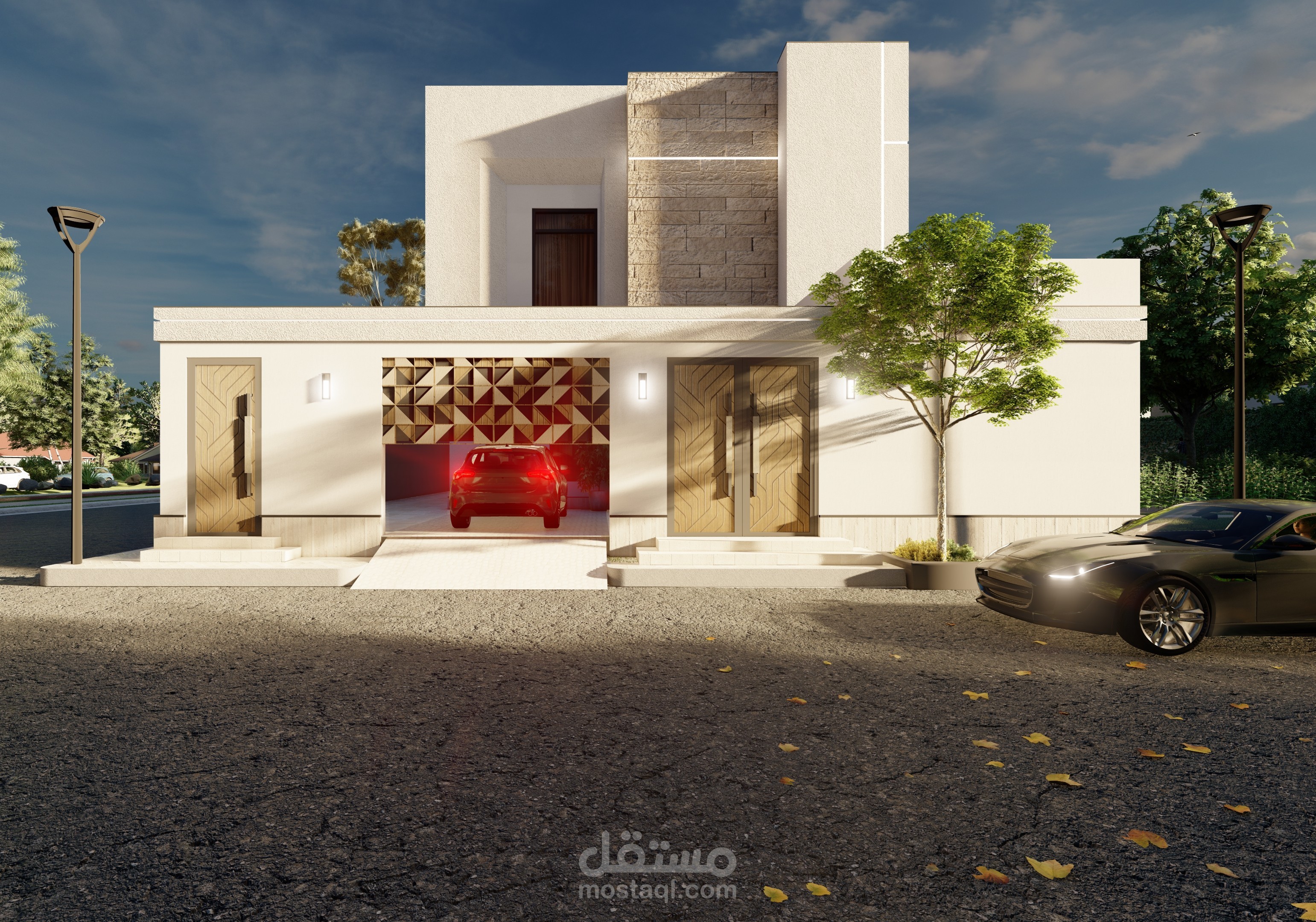 تصميم فيلا مودرن