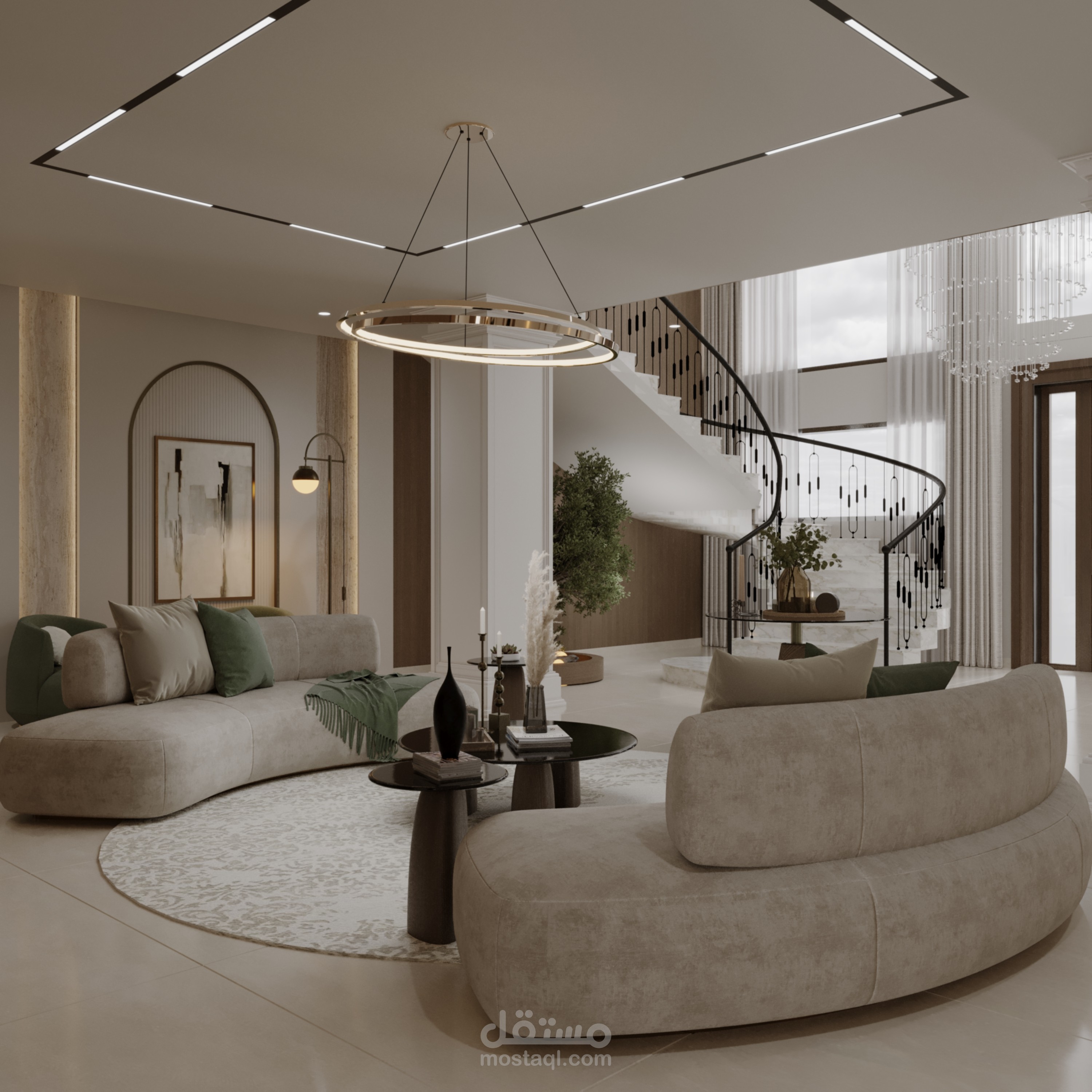 تصميم داخلي فيلا