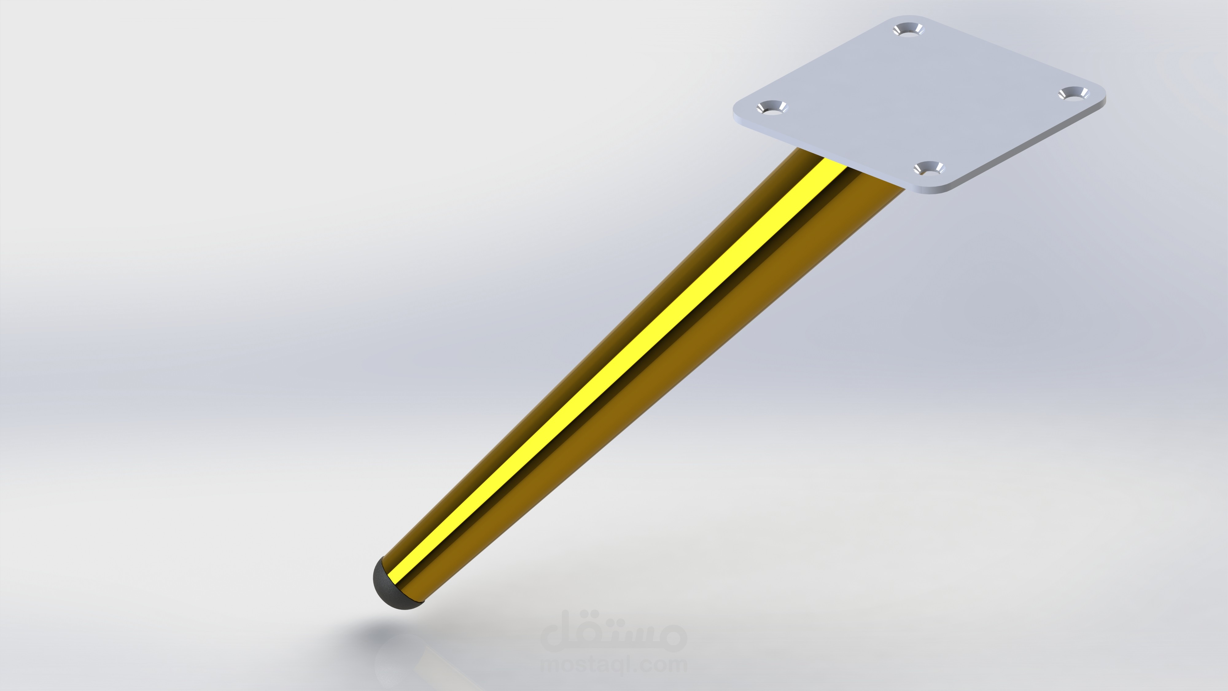 تصميم رجل لاحد موديلات الانتريه علي شكل مخروط