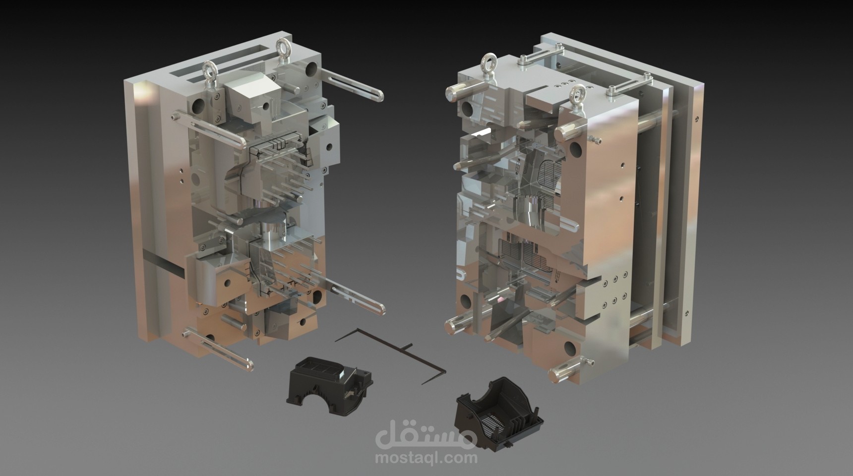 تصميم منتج بلاستيك واسطمبة حقن