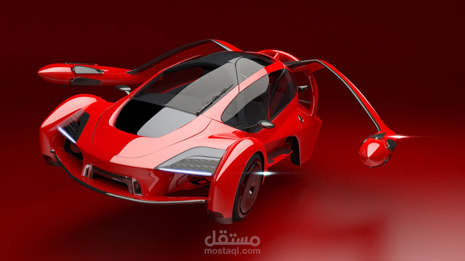 سيارة رياضيه طائرة