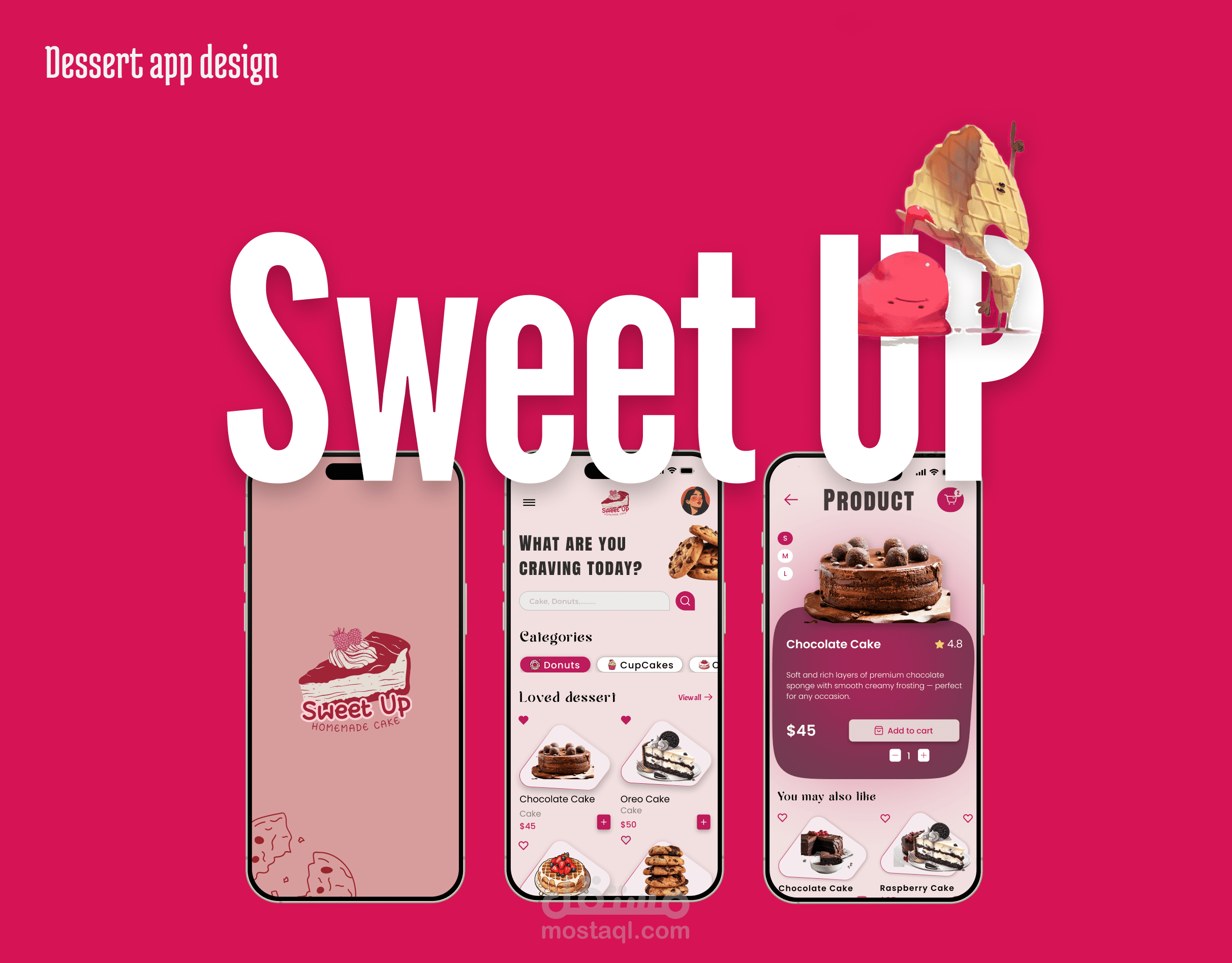 Sweet UP App— UI/UX Dessert App