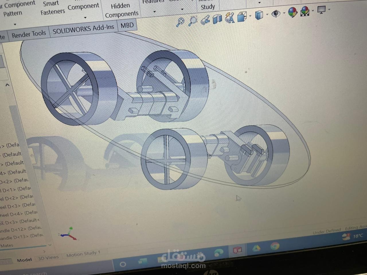 3D printed RC car