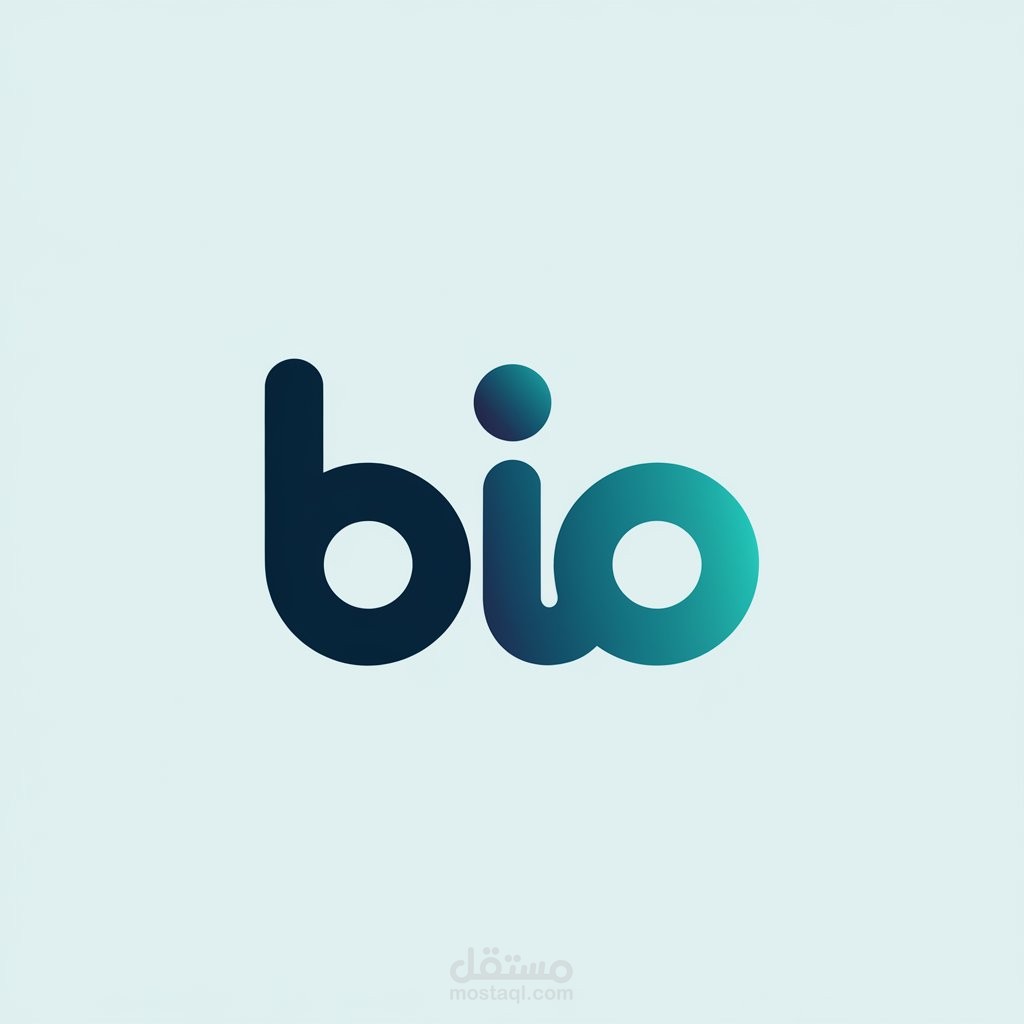 صممت لوغو احترافي يحمل كلمة bio