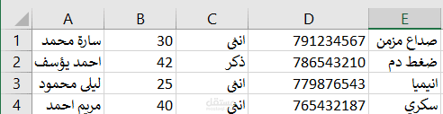 ادخال بيانات المرضى