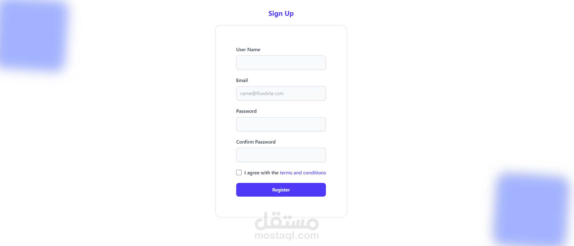 Templete for company site using TailwindCSS