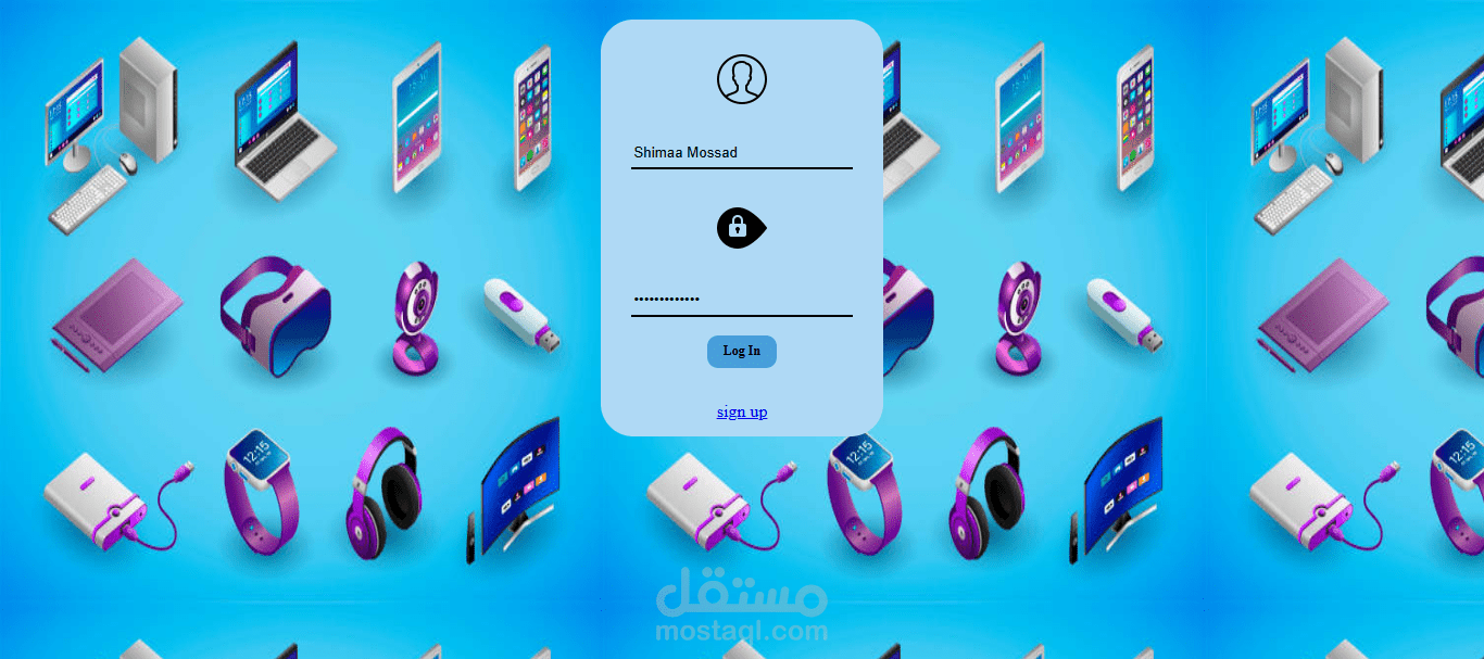 electronics store website