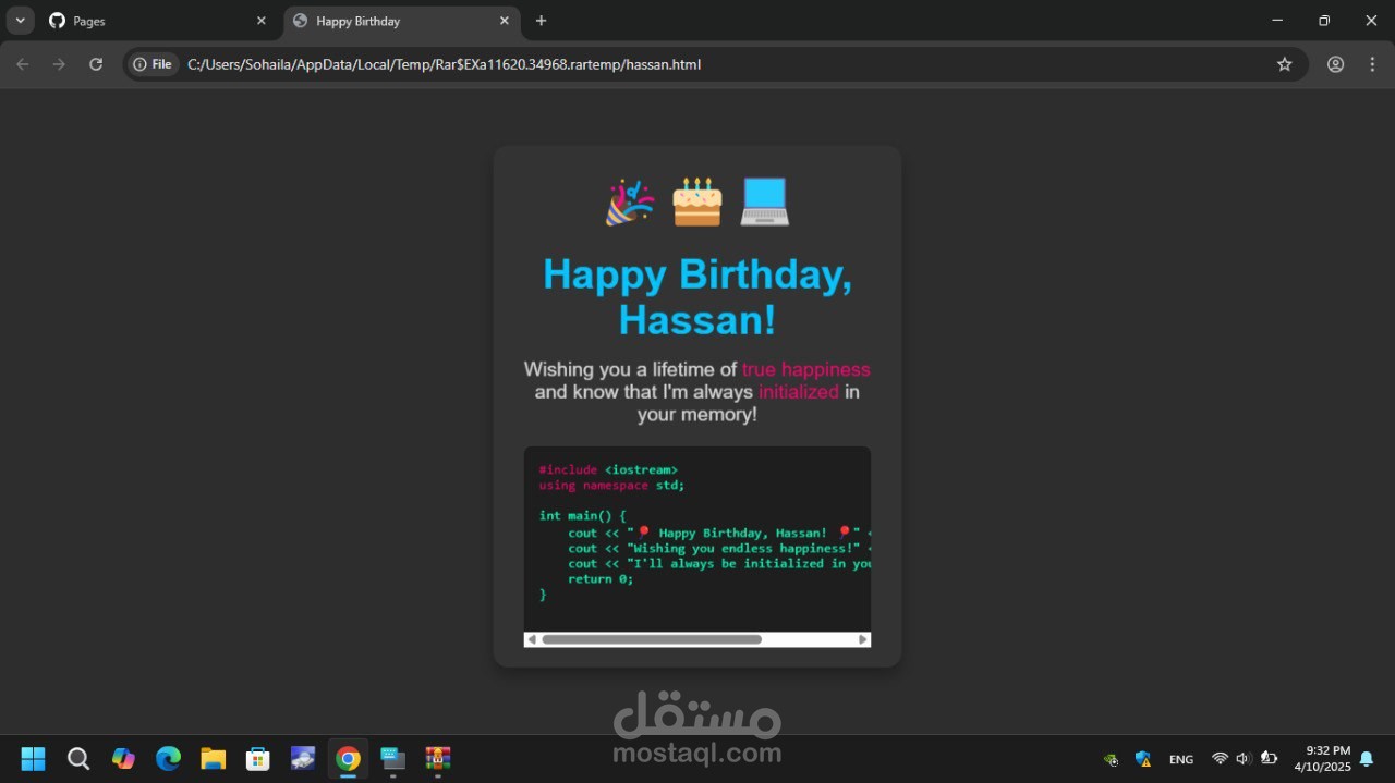 https://sohila104.github.io/birthday-card-project/