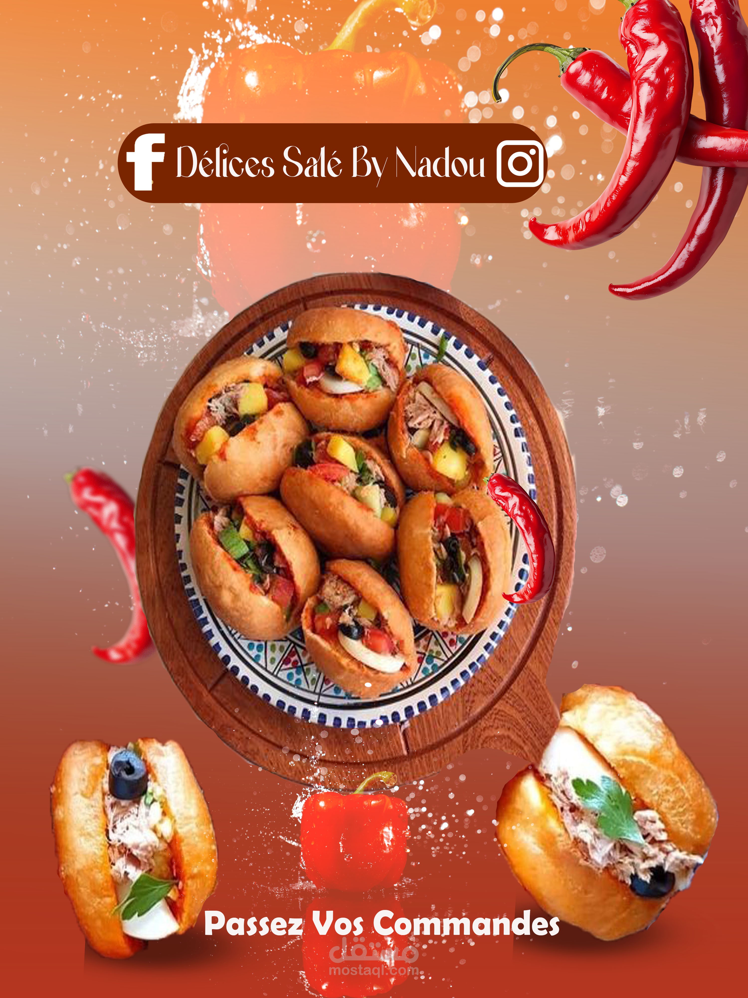 بوستات سوشيال ميديا bloc notes و mockup