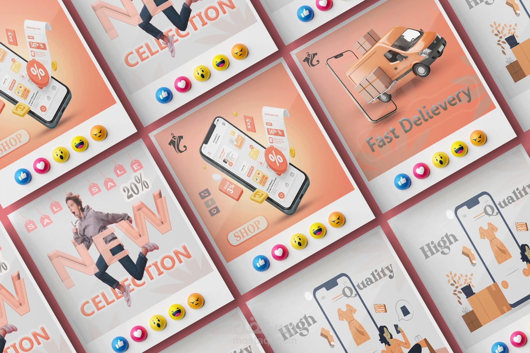 تصاميم سوشيال ميديا مميزة