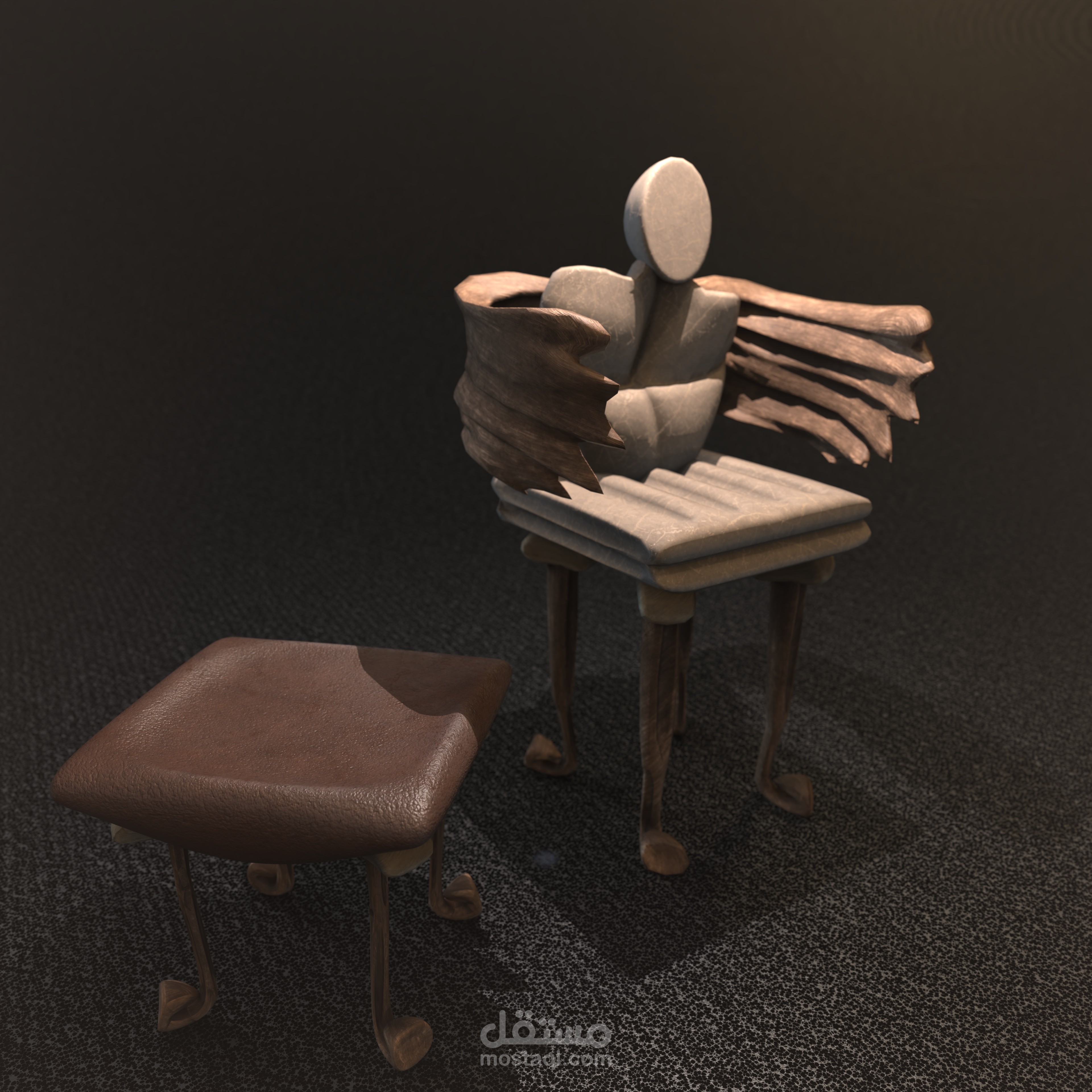 Abstract chair