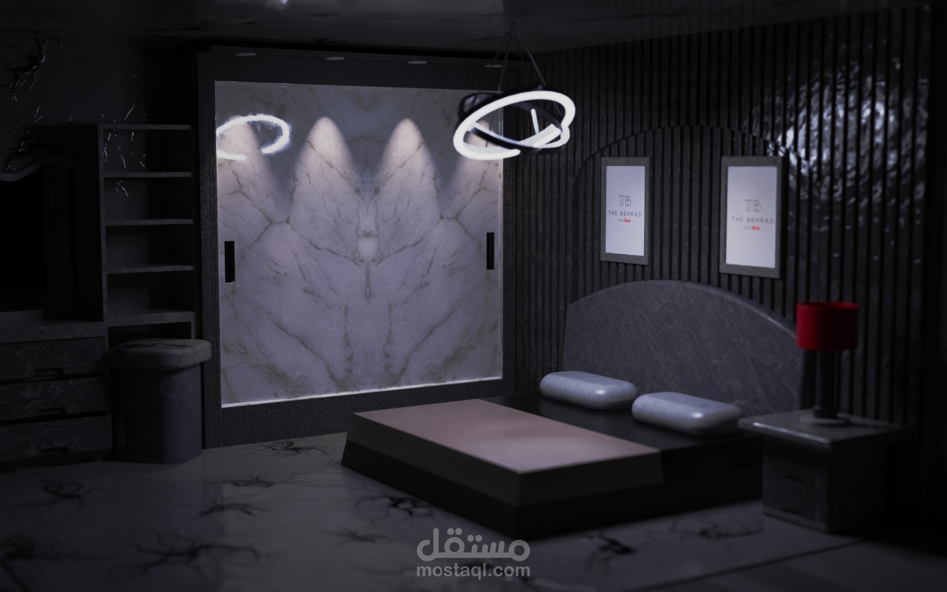Designed bedroom