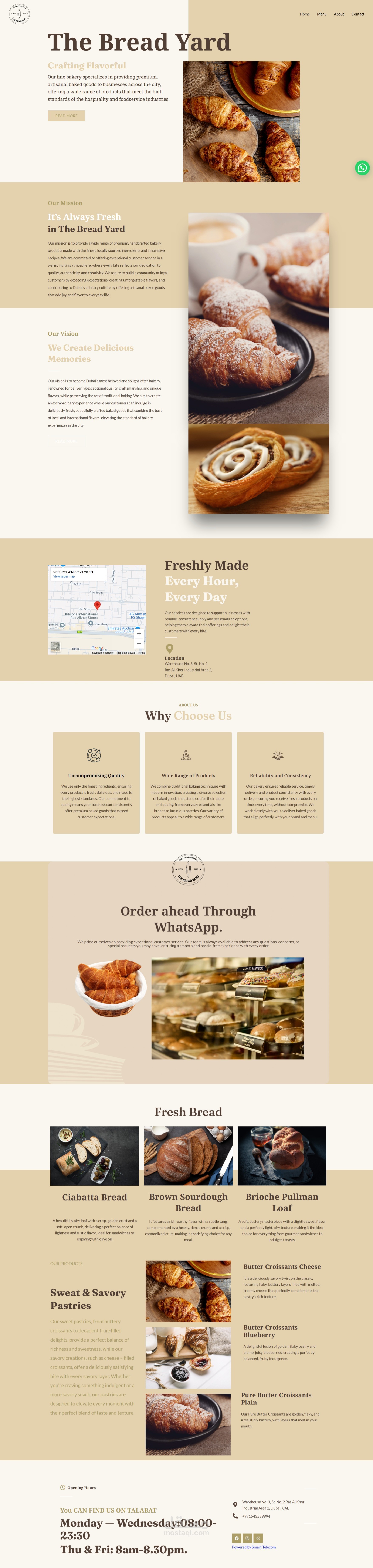Pastry wordpress website