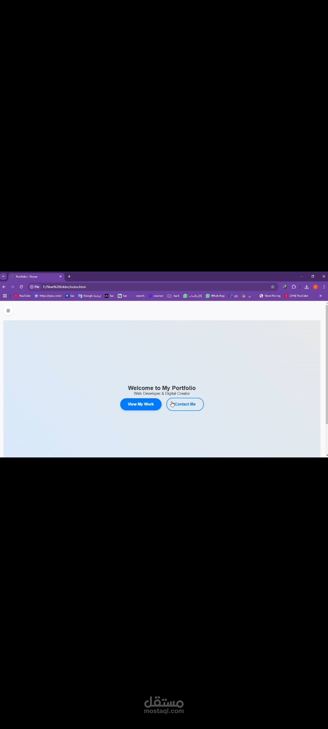 Personal Portfolio Website
