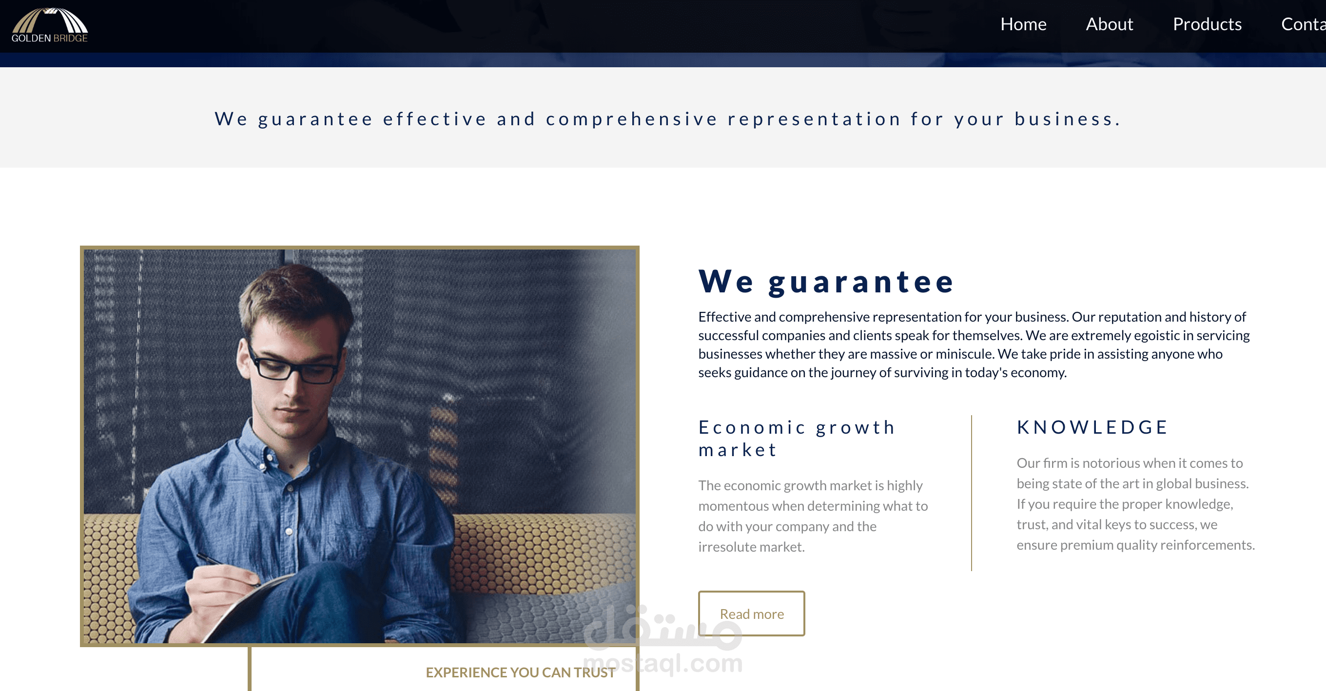 موقع شركة جولدن بريدج الايطالية