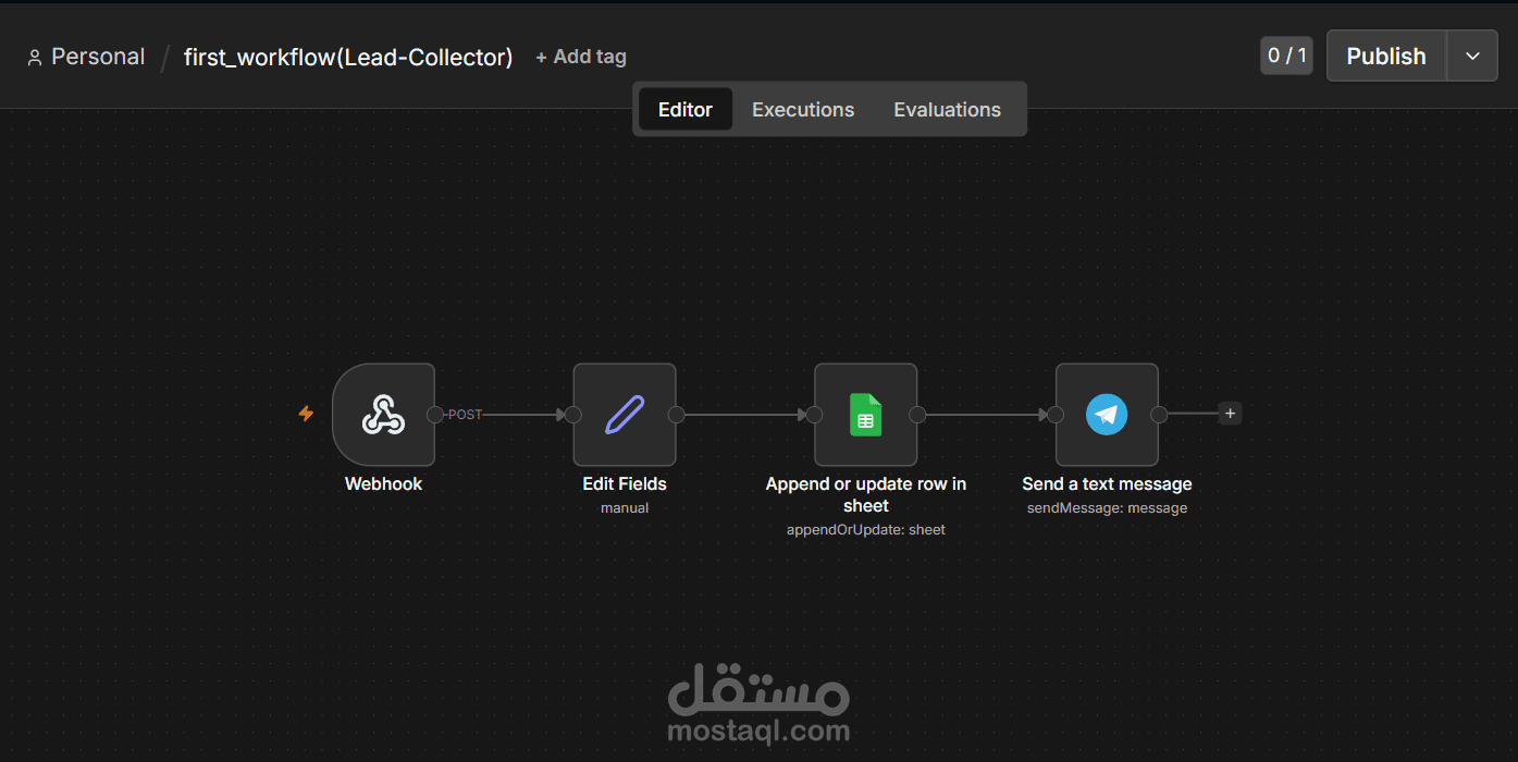 نظام أتمتة ذكي لجمع بيانات العملاء (Lead Collector) وتنسيقها لحظياً